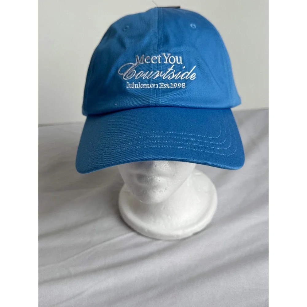Lululemon Classic Unisex Ball Cap Blue Meet You Courtside Hat LU9CKDS L/XL NEW